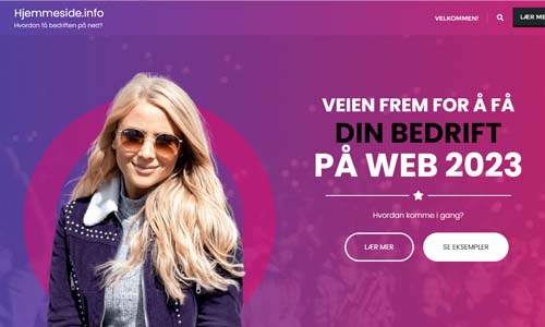 hjemmeside informasjon